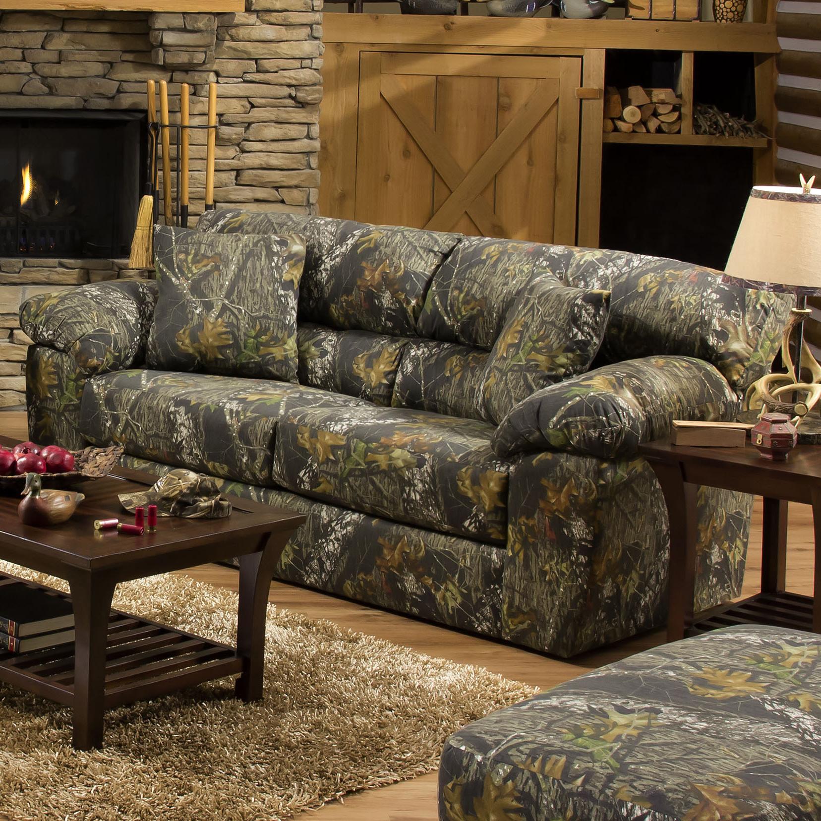 Jackson Furniture Big Game Camouflage Two Seat Sleeper Sofa Wayside